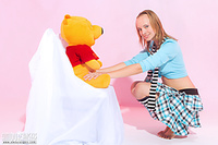 Free naked teen nude pics with a teddy bear