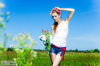 Tiny tit real erotic nude girls in field