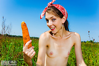Tiny tit real erotic nude girls in field