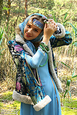 Cute teens naked series teasing outdoor