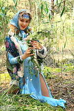 Cute teens naked series teasing outdoor