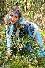 Cute teens naked series teasing outdoor