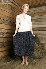 Good-looking peasant world teen