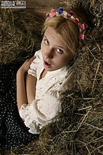Good-looking peasant world teen