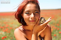 Fascinating hairy female teen russian