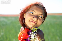 Fascinating hairy female teen russian