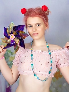 Watch as this cute and incredibly beautiful teen superstar gets off everything and shows you her perfect boobs.