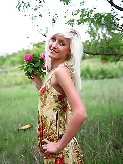 Erotica teens for free with pink flowers