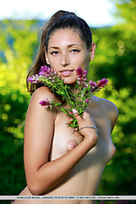 Rosella rosella bares her small tits and smooth pussy in the garden. Rosella rosella bares her small tits and smooth pussy in the garden.