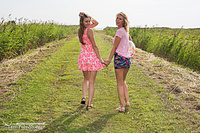 Sexy girls playing wildly