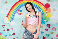 Going naked with rainbows Going naked with rainbows